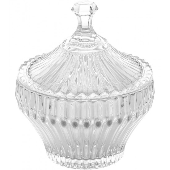 Bomboniere 17,5 Diâmetro por 20cm Altura Renaissance De Cristal Ecológico